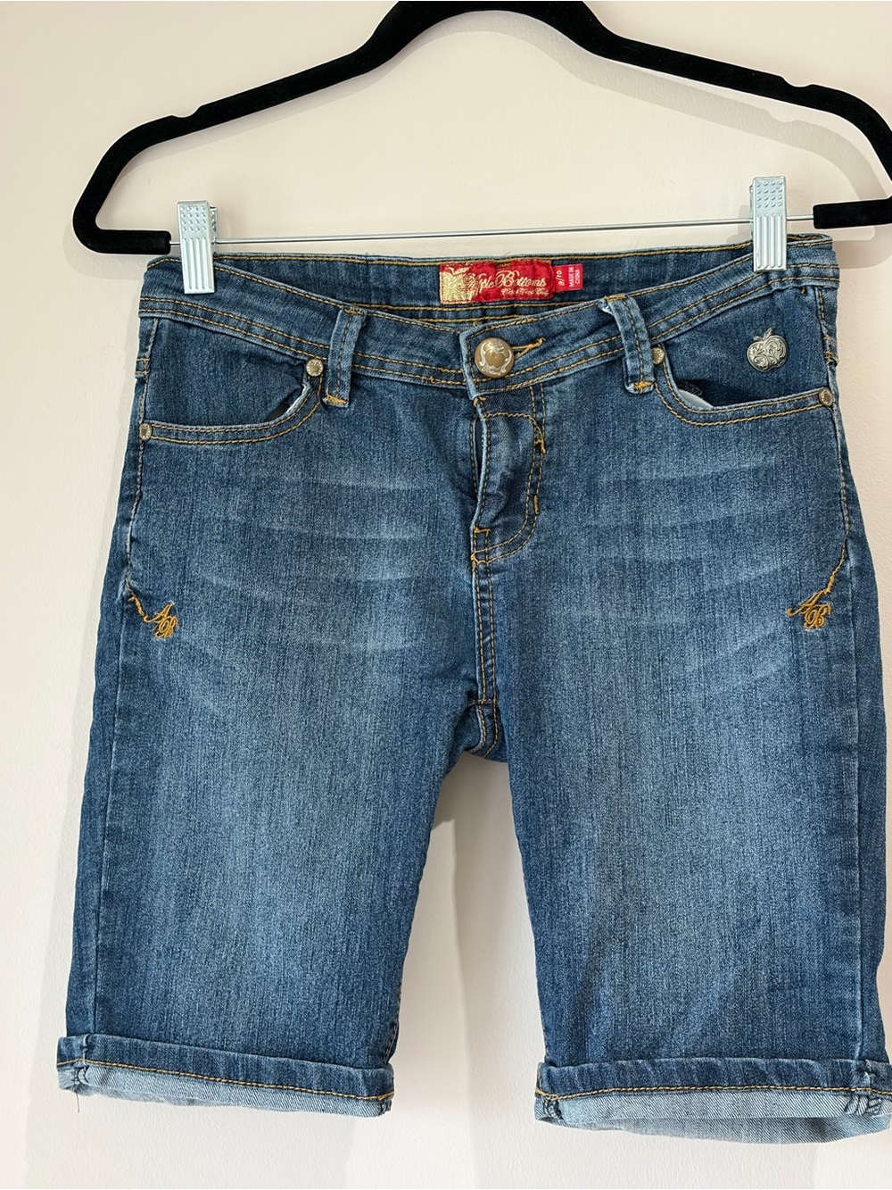 Vintage y2k Apple Bottom Blue Denim Shorts